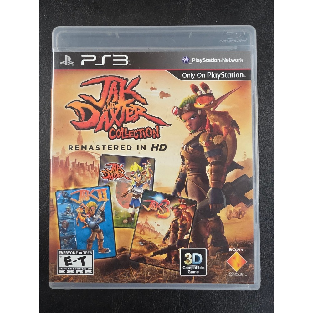 Jak and Daxter Collection Sony PS3 Remastered HD Trilogy Jak 1 2 3 CIB
